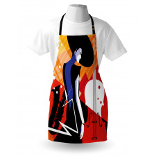 Modern Musical Jazz Apron