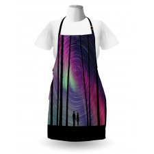 Cosmic Forest Scene Apron