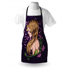 Floral Graphic Style Apron