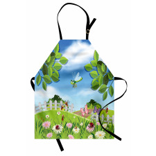 Spring Scene Apron