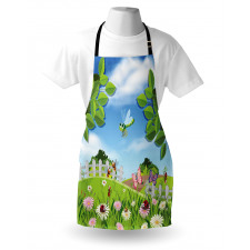 Spring Scene Apron