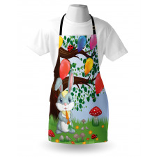 Bunny Balloons Apron