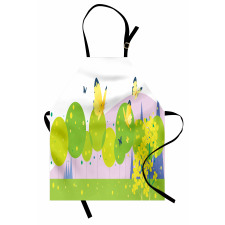 Forest Trees Spring Apron