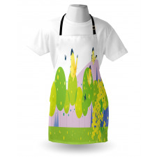 Forest Trees Spring Apron