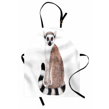 Watercolor Wild Animal Art Apron