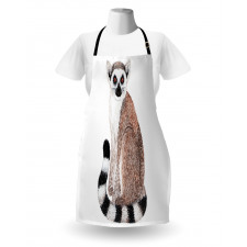 Watercolor Wild Animal Art Apron