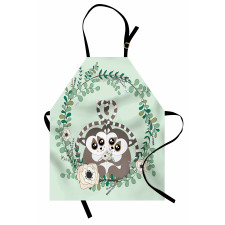 Exotic Wild Monkey Botanical Apron