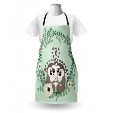 Exotic Wild Monkey Botanical Apron