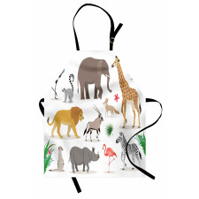 Tropic Creatures Graphic Apron