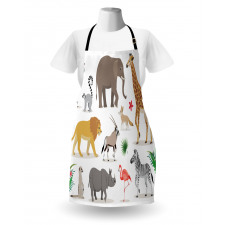 Tropic Creatures Graphic Apron