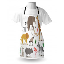 Tropic Creatures Graphic Apron