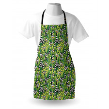 Exotic Jungle Monkey Graphic Apron