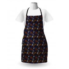 Tiger Leopard Chains Exotic Apron