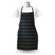 Simple Stars Crescents Apron