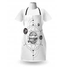 Modern Geometric Planets Apron