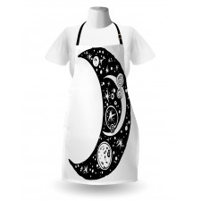 Crescent Doodle Apron