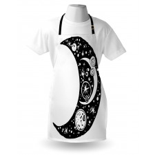 Crescent Doodle Apron