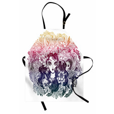 Celtic Floral Fairy Girl Apron