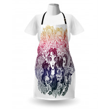 Celtic Floral Fairy Girl Apron