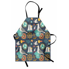 Sea Life Fish Gull Apron