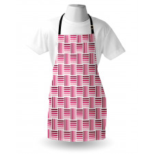 Monochrome Short Stripes Apron