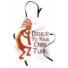 Tribal Dance Symbol Art Apron