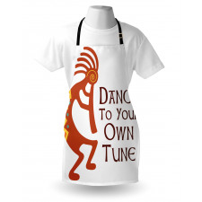 Tribal Dance Symbol Art Apron