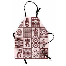 Patchwork Style Primitive Apron