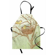 Tree Animals Spring Woods Apron