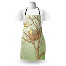 Tree Animals Spring Woods Apron