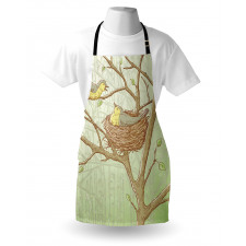 Tree Animals Spring Woods Apron