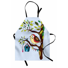 Flying Animal Tree Art Apron