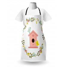 Winged Animal Floral Apron