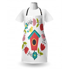 Winged Animals Nest Art Apron