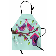 Valentines Love Flowers Apron