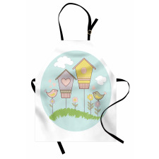 Meadow Flower Nest Cloud Apron