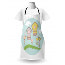 Meadow Flower Nest Cloud Apron