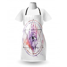 Watercolor All Seeing Eye Apron