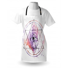 Watercolor All Seeing Eye Apron