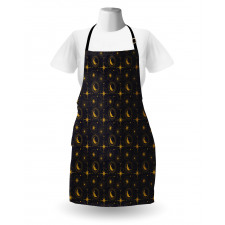 Crescent in Mystical Night Apron