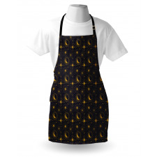 Crescent in Mystical Night Apron