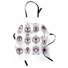 Evil Seeing Eye Sign Apron