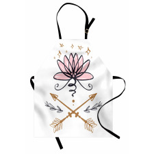 Lotus and Arrows Sketch Apron