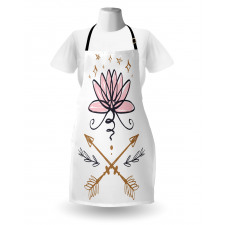 Lotus and Arrows Sketch Apron