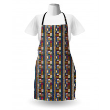 Tribal Motifs Vibrant Colors Apron