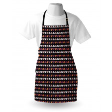 Colorful Hatched Squares Art Apron