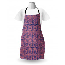 Hand Drawn Lines and Spots Art Apron