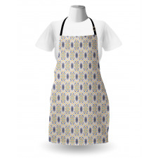 Small Detailed Medallion Motif Apron