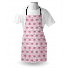 Ikat Inspired Squares Stripes Apron