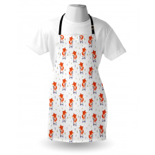 Animal with Scooter Tiny Trees Apron